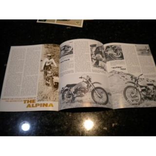   Mint condition Bultaco dealer brochure Alpina 250 motorcycle 1970 1973