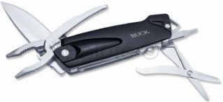 Buck Knives x Tract Black Multi Tool Fin 6oz 732BKS New