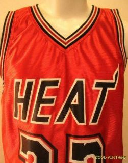 Miami Heat RED Mens Size M L ALONZO MOURNING Basketball Jersey