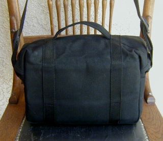 Black Canvas Twill Fabric Billingham The Basics Travel Camera Bag 