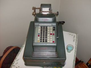 Vintage R C Allen Business Machine Cash Register Very Heavy Decorative 