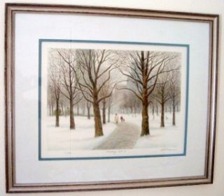 Harold Altman Signed 51 285 Limited Edition Framed Matted January 1987 
