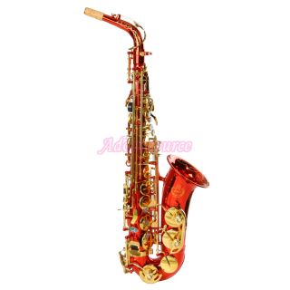 New Alto Sax Saxophone Black Descending E Brass with Abalone Shell 