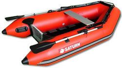 8ft 6in Saturn Slate Aluminum Floor Inflatable Boat SS260R Red Color 