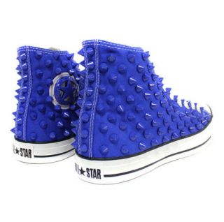 Original Converse All Star Spike Stud All Blue Color Converse Studded 