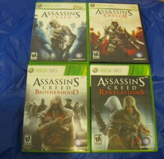 Assassin Creed Collection (XBox 360) **All Four Games**