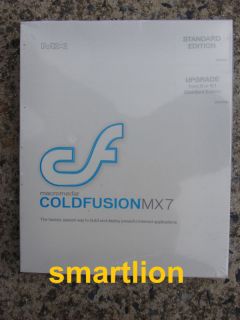 Macromedia Allaire Coldfusion MX 7 Standard CPD070D100
