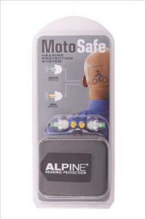 New Alpine MotoSafe Reusable Earplug Bike Motorcycle Moto Safe Ear 