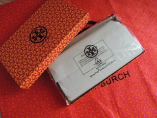   TORY BURCH Amanda Zip   Around Continental Wallet Black Gift Box $195