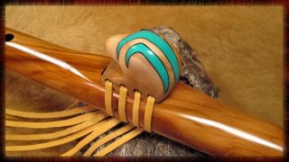 Littleleaf Native American Flutes Pacific Yew Native American Flute GM 