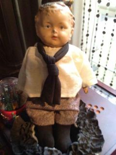 LOUIS AMBERG BOY Composition Doll
