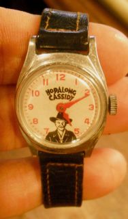 Vintage 1950s Hopalong Cassidy Childs Wristwatch