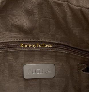 Furla Amelie Signature Medium Tracolla Hobo Handbag Shoulder Bag Purse 
