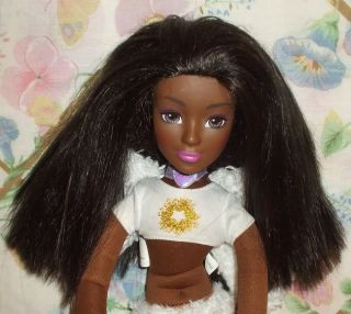 Mattel 14 Black African American Angel Doll Vinyl Cloth Bendable Arms 
