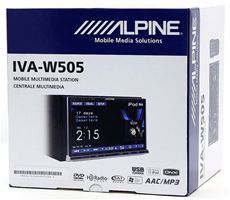 ALPINE IVA W505 DOUBLE DIN DVD PLAYER CAR MONITOR