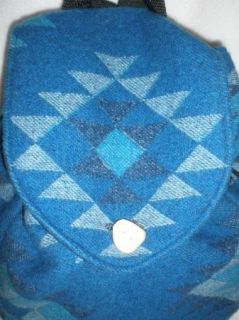 American Indian Blanket Blue Backpack Bookbag Nenis Sewing & Crafts 