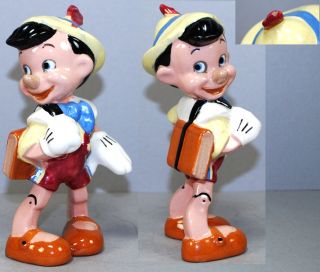 Disney American Pottery 1940s Pinocchio w Books