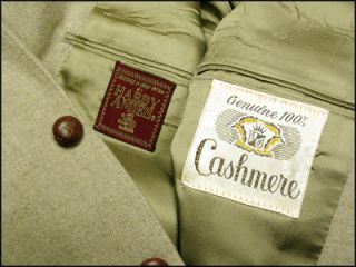 Pristine Mens Designer HARDY AMIES Savile Row 100% Cashmere Sportcoat 