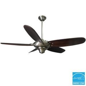 description the hampton bay altura 56 in brushed nickel ceiling fan