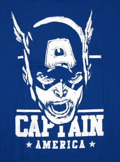 Captain America Sketch Marvel Comics Superhero T Shirt Tee