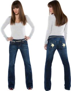 Minnesota Vikings Womens Denim Jeans by Alyssa Milano