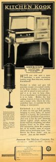 1929 Ad Kitchenkook American Gas Machine Stove Range
