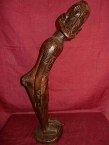 Dogon Wise Man Hunched Old African Tribal Art Mali