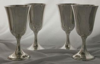 amston sterling silver goblets 70 no monograms