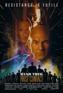 Star Trek First Contact Movie Poster 2 Sided Original 27x40 Patrick 