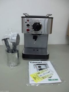 Cuisinart EM 100 1000 Watt 15 Bar Espresso Maker Stainless Steel c509