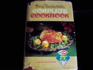 Amy Vanderbilts Complete Cookbook First Edition 1961 with Andy Warhol 