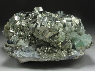   Fluorite Huanzala Mine, Bolognesi Province, Ancash Department, Peru