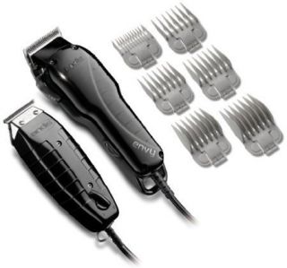 Andis Stylist Combo Envy Clipper + T Outliner Trimmer Black Combo 