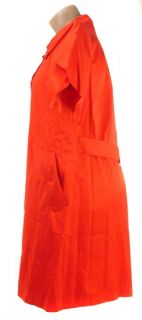 Sporty Andre Van Pier Red Shirt Dress 10 Reg $695