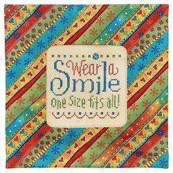 New Cross Stitch Pattern by Lizzie Kate Wear A Smile