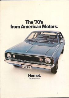 American Motors 1970 Car Sales Brochure All Models