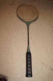   Antique Grays of Cambridge Silver Gray Badminton Racket C 1950s