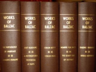 1901 Works of Honore de Balzac  Complete 17 Volumes+Biography Edition 