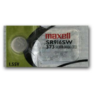 Maxell 372 373 Silver Oxide Watch Battery 1 55V SR916SW