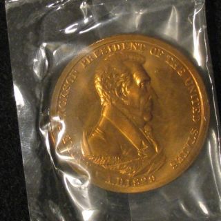 Andrew Jackson Presidential Commemorative Medal 33mm