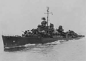 US Navy WW2 USS Foote Fletcher Class Destroyer Model SHIP Boat Plan 
