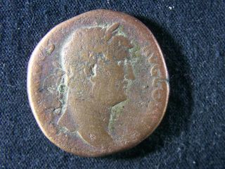 Sestertius of Roman Emperor Hadrian, 133 AD 35201