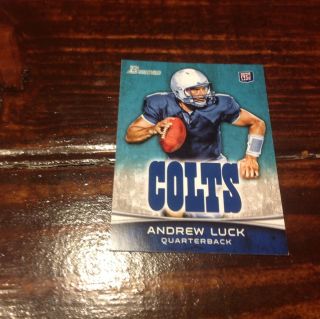 Andrew Luck Bowman 2012 RC 150  Colts