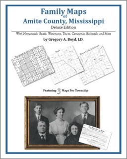 Family Maps Amite County Mississippi Genealogy MS Plat