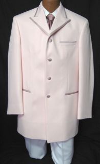 Andrew Fezza Pink Bling Tuxedo Jacket w Pants Prom 40R
