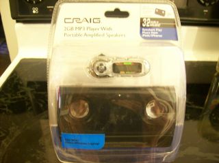 Craig CMA3500E 2 GB Digital Media Player w Amplified Speaker Color 