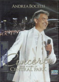 ANDREA BOCELLI, CONCERTO – ONE NIGHT IN CENTRAL PARK. FACTORY SEALED 
