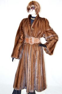 Angelo Danzi Lunaraine Italian Female Mink Fur Coat Jacket 93 Sweep 