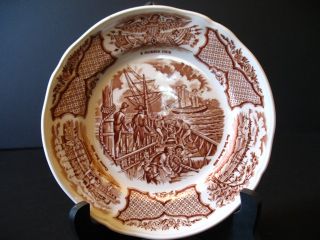 Alfred Meakin Staffordshire England Fair Winds 7 Plate