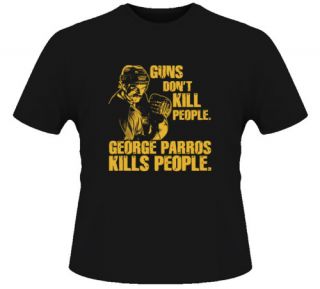 George Parros Hockey Anaheim Enforcer Cool Black Tshirt